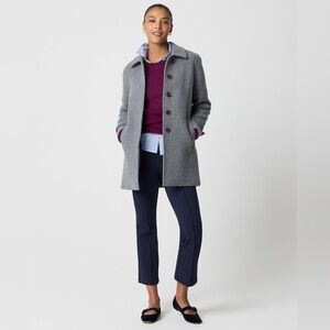 NWOT J. Crew Wool Blend Car Coat